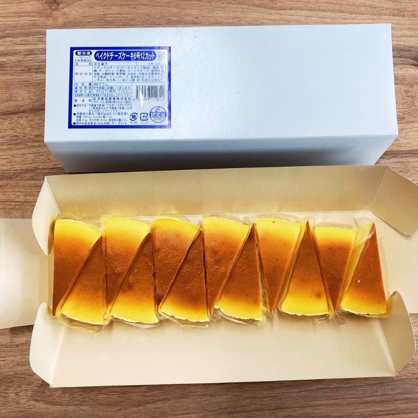 BAKED CHEESECAKE 12PC I 福岡産チーズケーキ 12pcs/ 480G