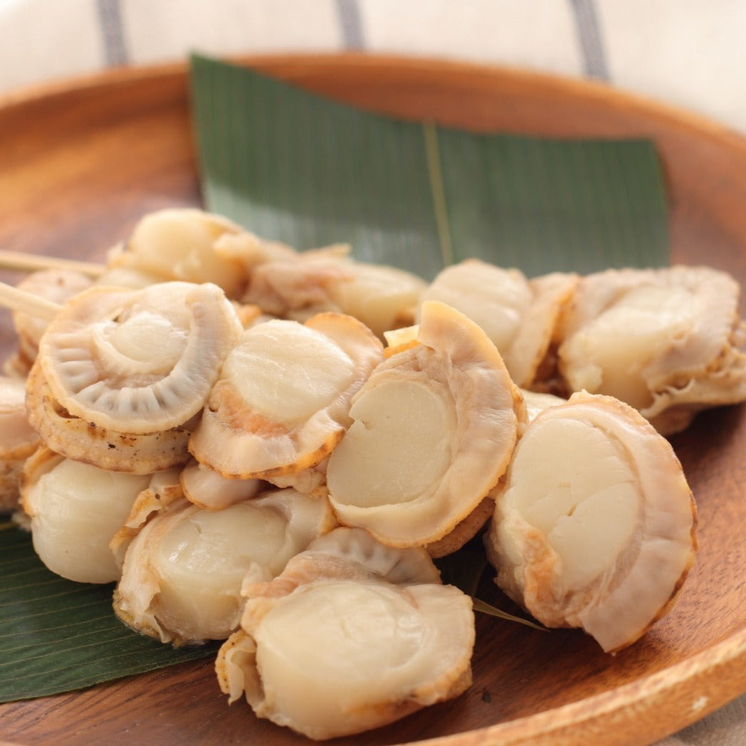 Boiled Scallop Skewer | グリル用 ホタテ串 | 600G