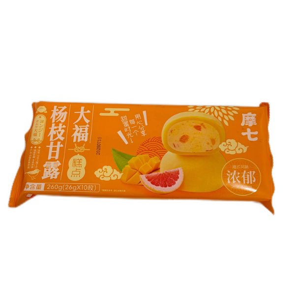 
                  
                    Mango Pomelo Sago Japanese-style Mochi | マンゴーポメロサゴの和風もち | 10 PCS -260G
                  
                