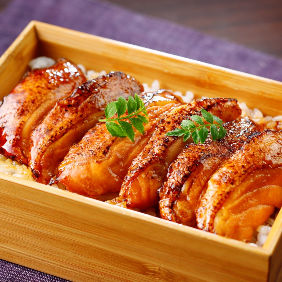 Grilled Salmon Kabayaki Slice | 焼きハラス蒲焼スライス | 120G