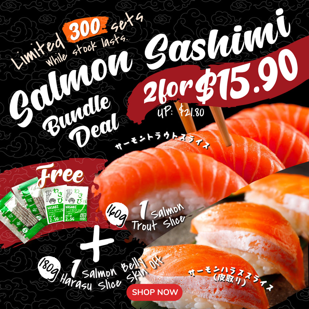 Salmon Special Bundle + Free Wasabi & Soy Sauce