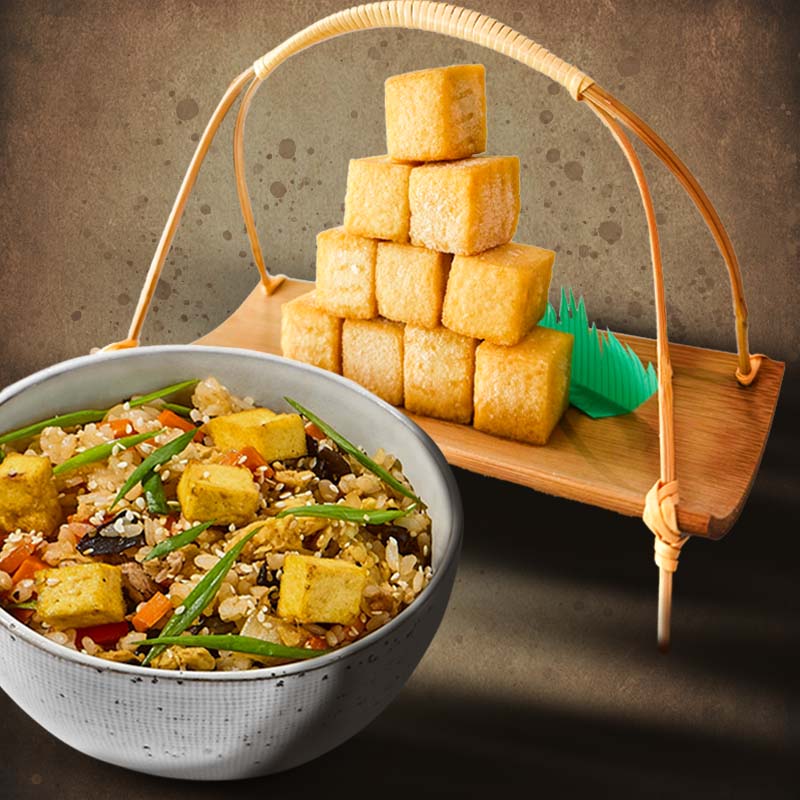 [𝙉𝙀𝙒!!] Japanese Silken Deep-Fried Tofu | 冷凍絹厚揚げ | 1KG