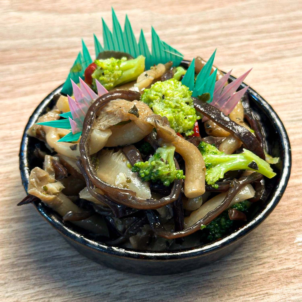 Marinated Basil Mushroom and Broccoli | 3種きのことブロッコリーのバジルマリネ | 800G
