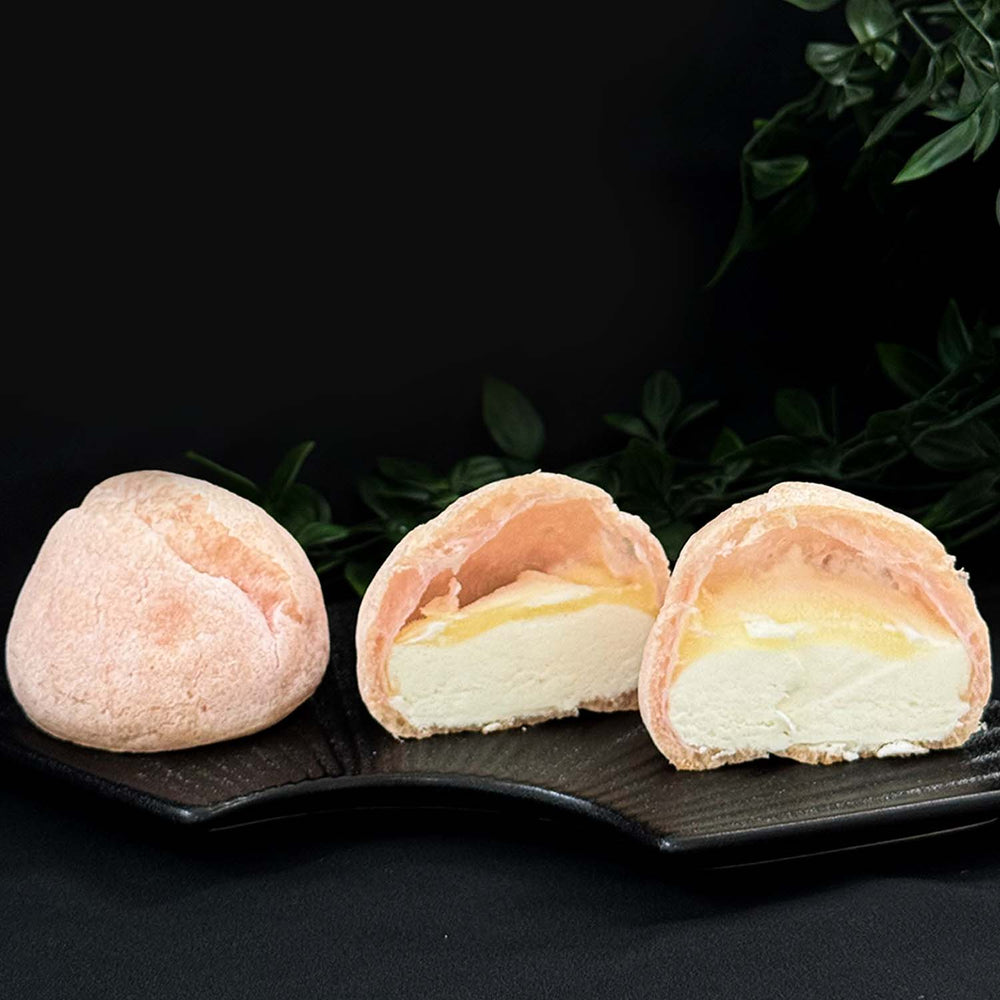 [𝙉𝙀𝙒!!] Mochi Puff (Peach) | もちとろクリーム | 65G
