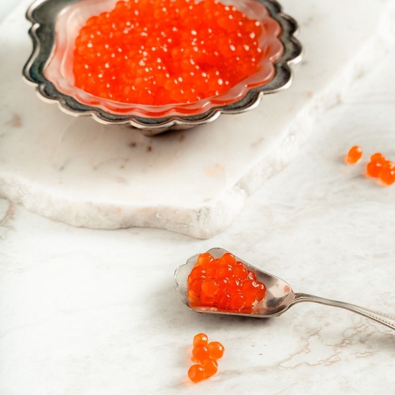 Marinated Salmon Caviar (Ikura)  | いくら醤油漬け（小粒）|130G